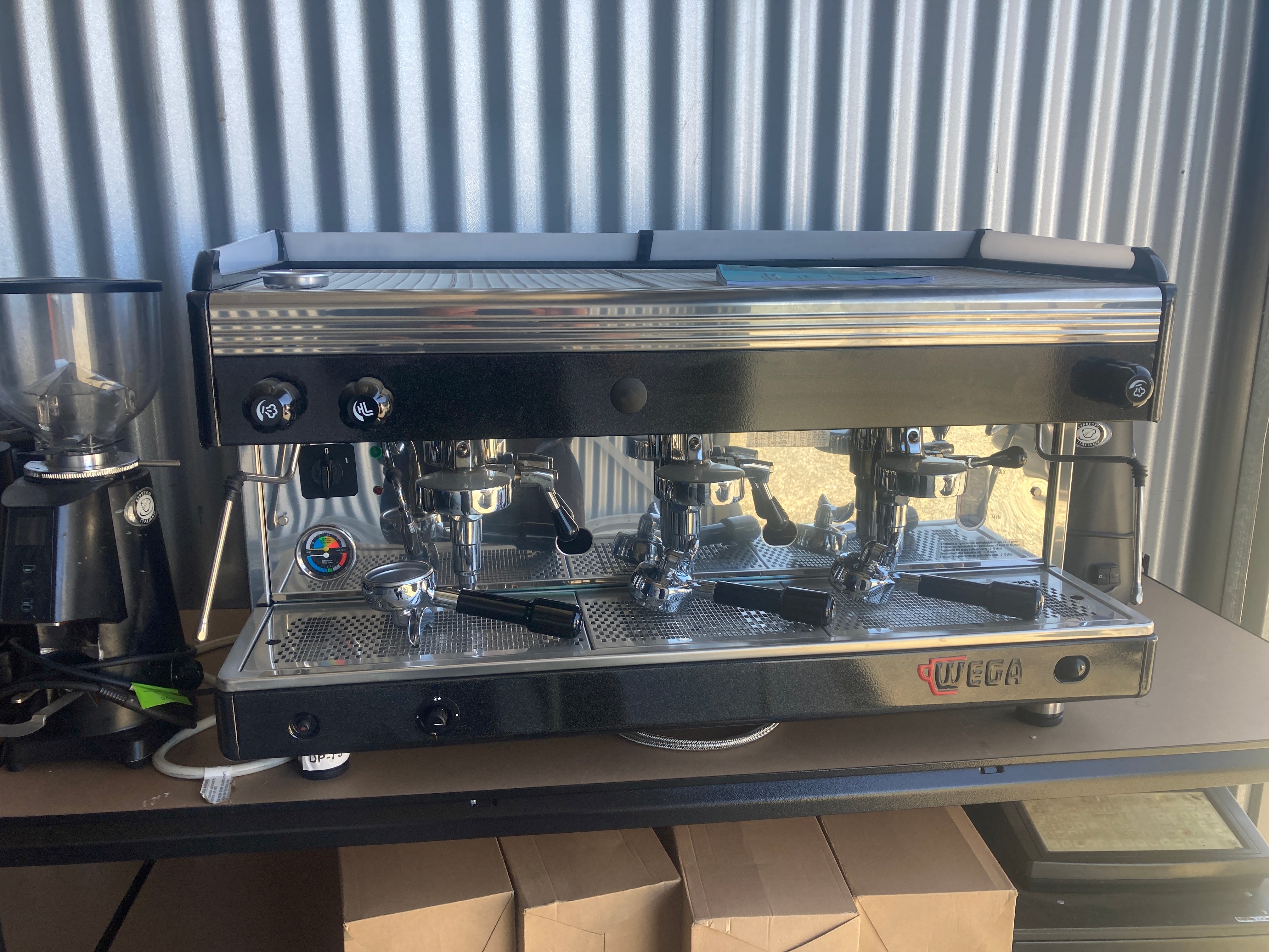Wega 3 group coffee machine Echuca Moama Coffee Roasters