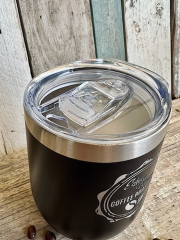 Tumbler Black with Logo